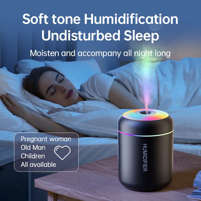Mini Air Humidifier & Aroma Diffuser
