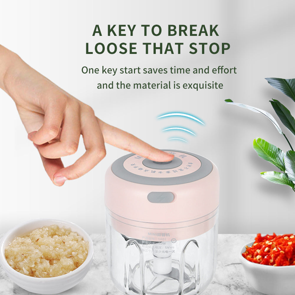 Mini USB Electric Garlic Chopper