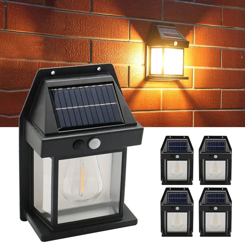 Solar LED Garden Wall Light