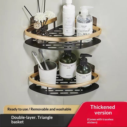 No-Drill Bathroom Shelf – Easy Storage, Zero Hassle