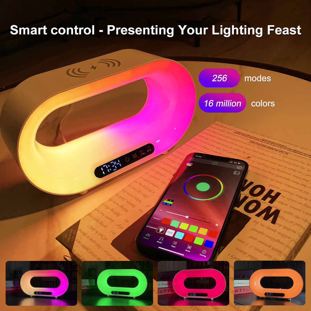 Smart RGB Night Lamp with Bluetooth Speaker