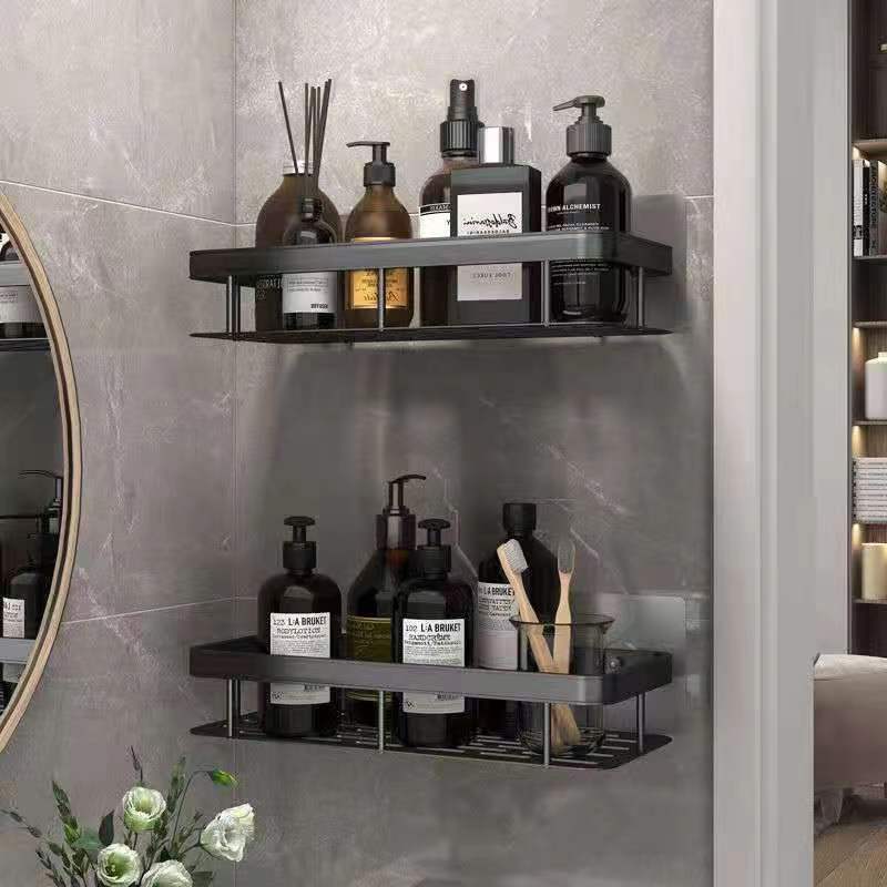 No-Drill Bathroom Shelf – Easy Storage, Zero Hassle