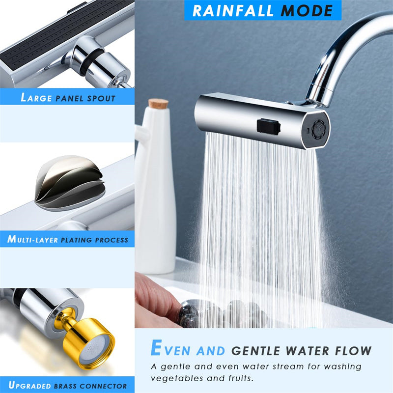 Faucet Extension Waterfall Nozzle